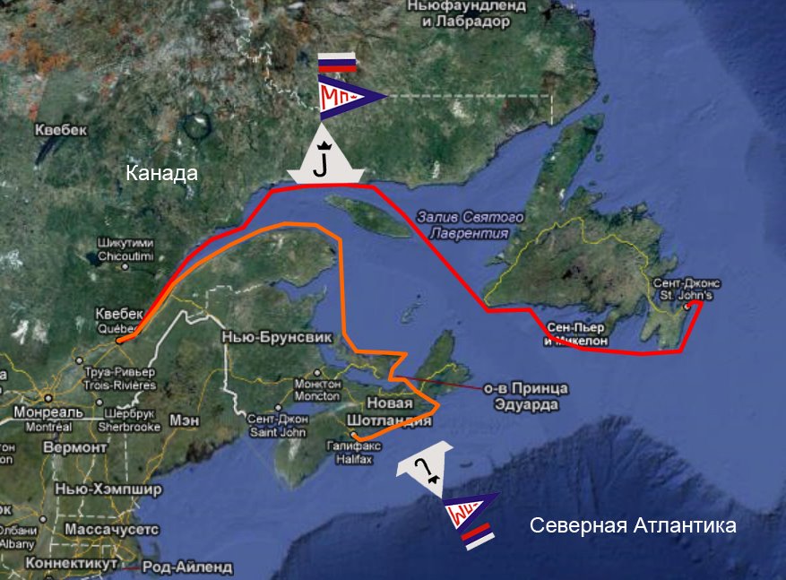 Карта река святого лаврентия